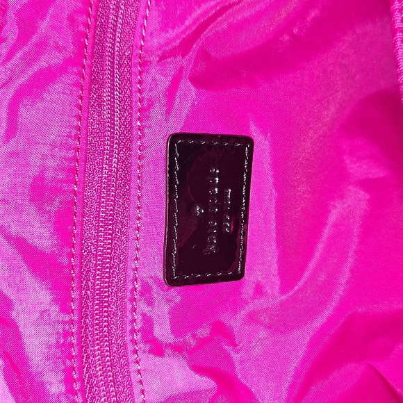 ♠️ Kate Spade Stevie Diaper Bag. Black and white cheetah. Hot pink. - Picture 10 of 17